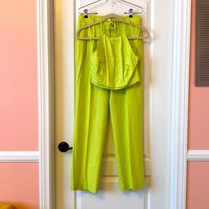 Lime Green House of Harlow Set size 6